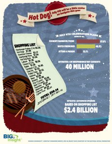 BIGinsight Independence Day Cookout Infographic